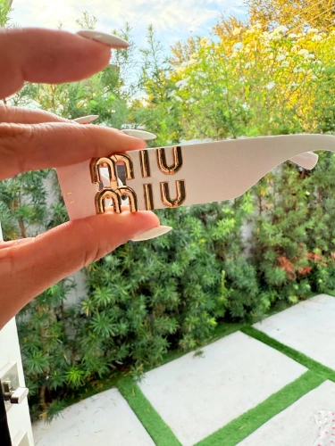 Gafa Miu Miu (Blanca) - Imagen 3