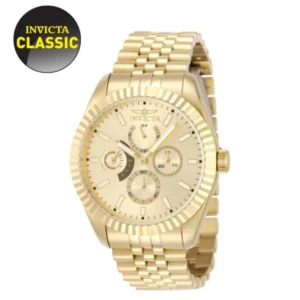 Reloj Invicta Specialty Wharton Men's Watch - 43mm, Gold (49542)