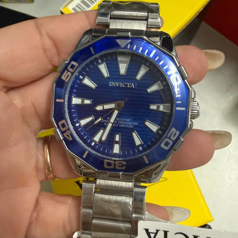 Reloj Invicta Pro Diver Quartz Blue Dial Analog Watch for - Men 69243 - Imagen 3