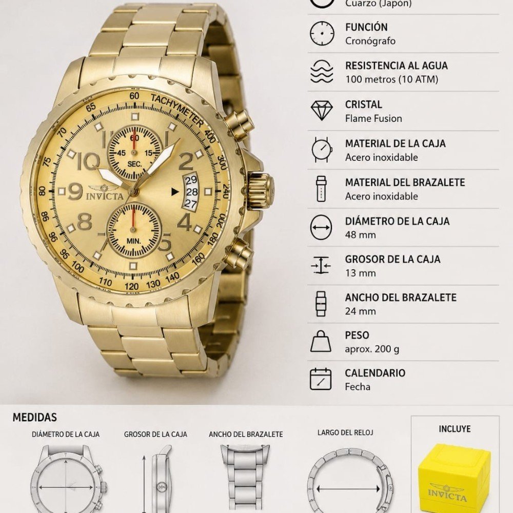 Reloj Invicta Modelo 48897