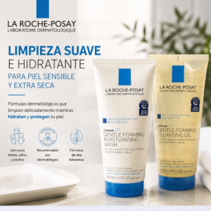 Limpiadores Suaves para rostro y cuerpo de La Roche - Posay