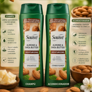 Suave Almond & Shea Butter – Champú y Acondicionador