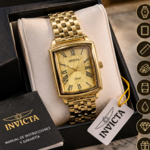 Reloj Invicta cuarzo rectangular