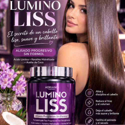 LUMINOLISS – Alisado progresivo SIN FORMOL