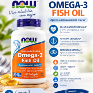Omega-3 Fish Oil de NOW Foods