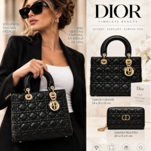 Set de Carteras Dior Tono Negro